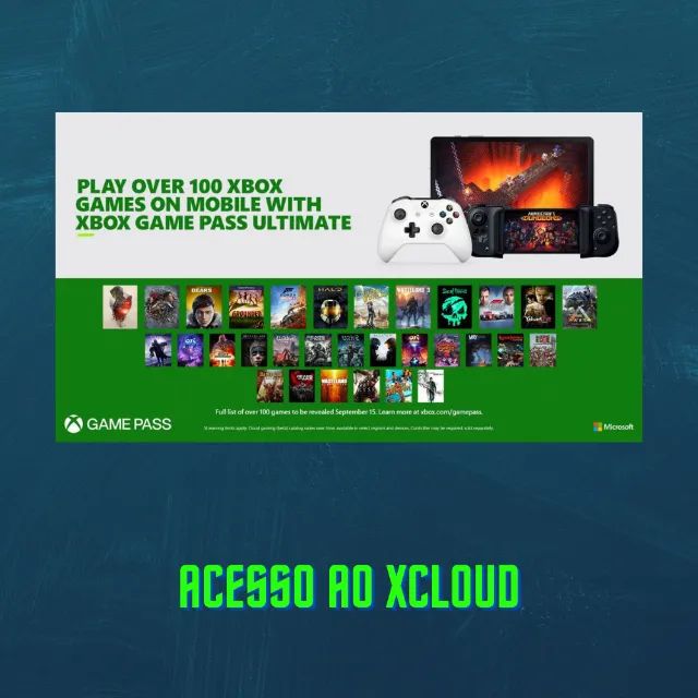 Xbox Game Pass Ultimate 1 Mês - 25 Dígitos Envio Automático