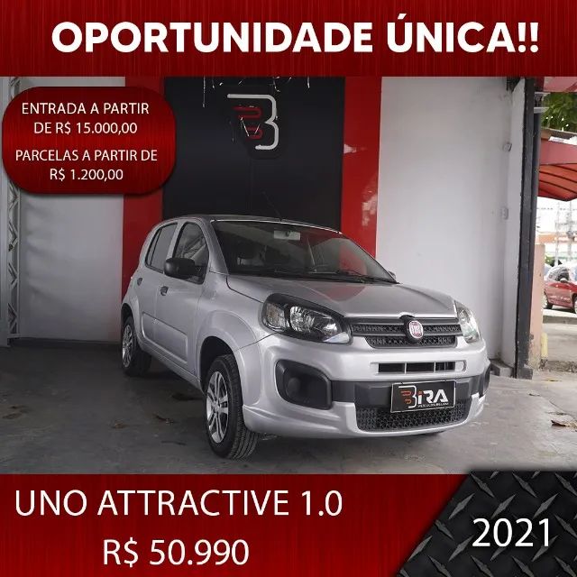 Esse Fiat Uno, carro super popular - Auto Escola Parati