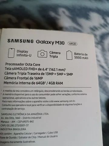 Samsung M30 - Celulares E Smartphones - Jardim Aureny IV, Palmas.