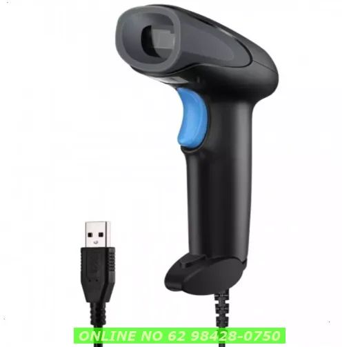 Leitor De Código De Barras Usb Boleto Bancário Na Tela Cor Azul 110V/220V - Foto 5