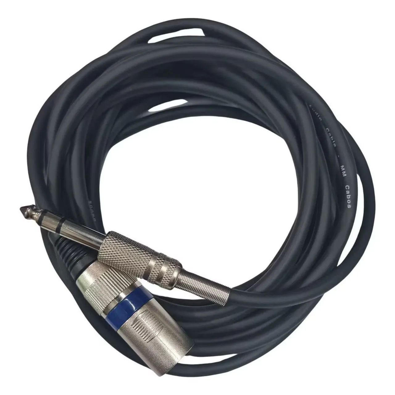 Cabo XLR macho P10 Stereo 2 Metros para microfone Balanceado - Foto 3