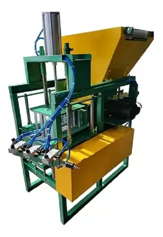 Máquina Para Produção De Blocos De Concreto QMP-3 Hobby Até 3.000 Blocos Por Dia