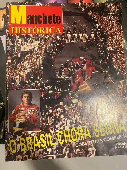 Revistas colecionador fórmula 1 Ayrton Senna raras
