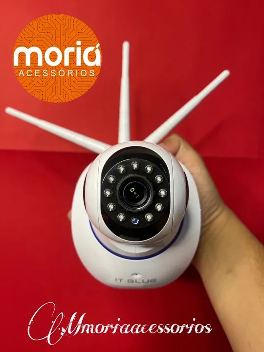 Câmera Segurança 3 Antenas Robo Baba Pet Ip Onvif Wifi Noturna - Foto 6
