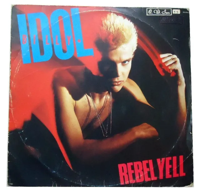 Lp Billy Idol Rebel Yell 1984 Br Sem Encarte Excelente Estado