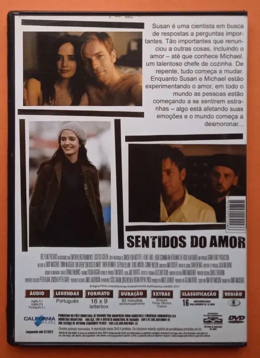 Dvd Sentidos do Amor  - Foto 2