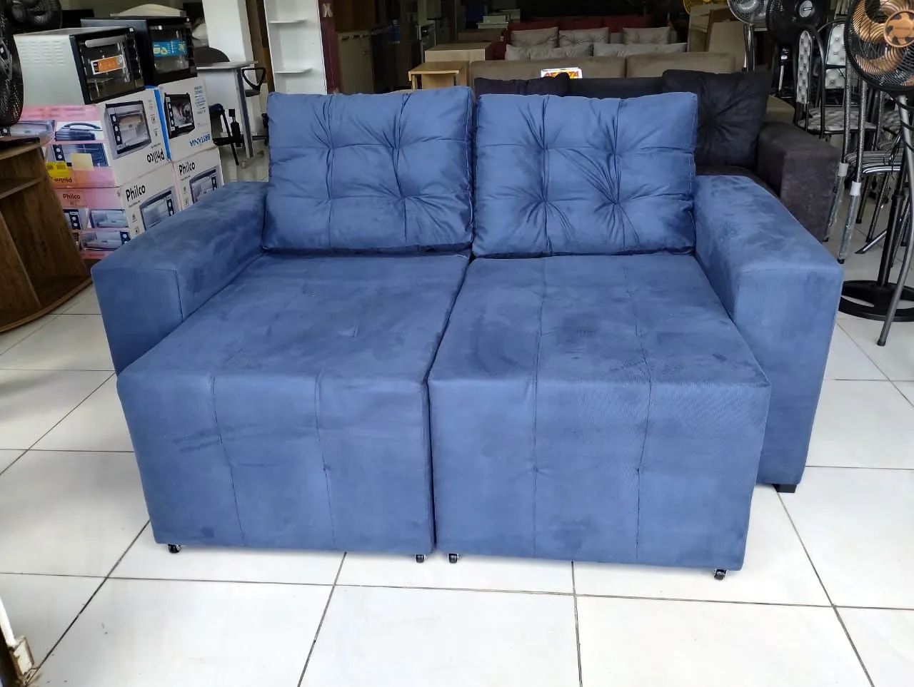 Compre e Receba No Mesmo Dia!!Sofa Retratil Novo Super Barato Aproveite!! - Foto 2