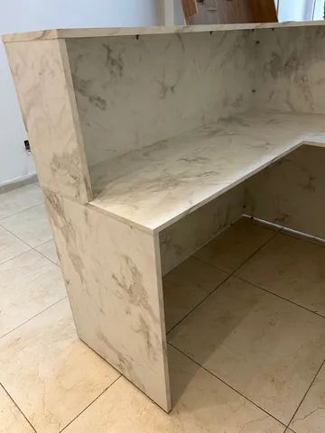 balcão de recepção em L - Foto 4