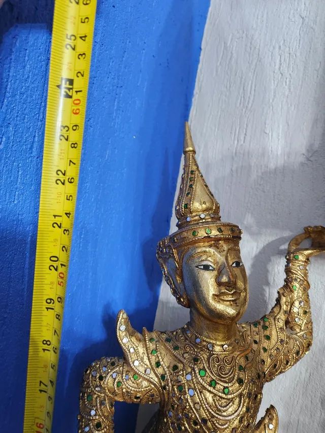 Linda peça  em madeira maciça  importada Indonésia  - Foto 3