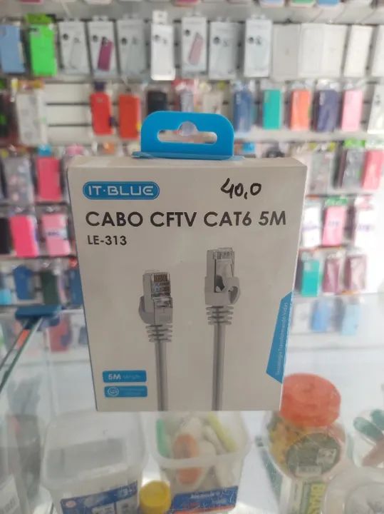 Cabo de Internet Cftv Cat6 5M  - Foto 2