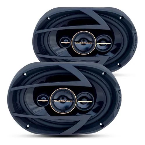 Par De Alto Falante 6x9 Hurricane 260w Rms Quadriaxial Aurum - Foto 3
