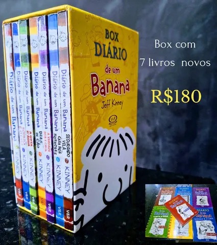 Diario De Um Banana Box 1 Ao 10: comprar mais barato no Submarino