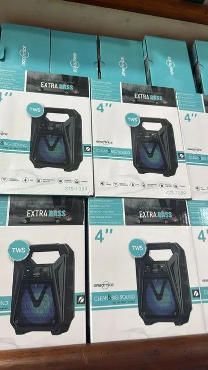 Caixa caixinha de som radio bluetooth