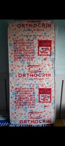 Colchão Berço Padrão - medidas 60x130x10. Marca: ORTHOCRIN. Estado: NOVO. - Foto 2