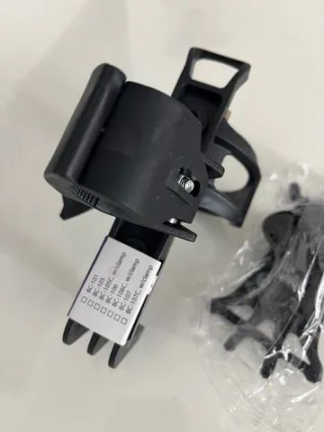 Kit de Suporte de Garrafa da agua e celular p/bike novo importado  preta robusto - Foto 6