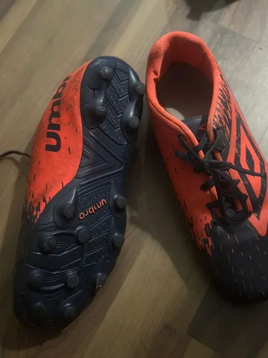 Aproveitem!!! Garanta muitos Gols Chuteira Humbror Tam 41 Vermelha