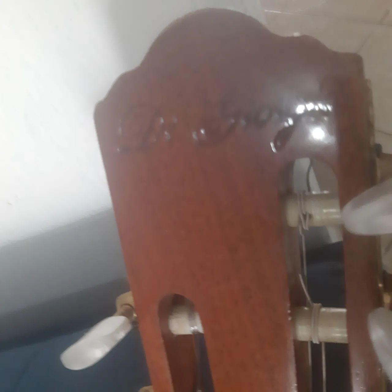 Violão digiorgio7 cordas feito em madeira de lei ,de nailon top sem marcas material  - Foto 3