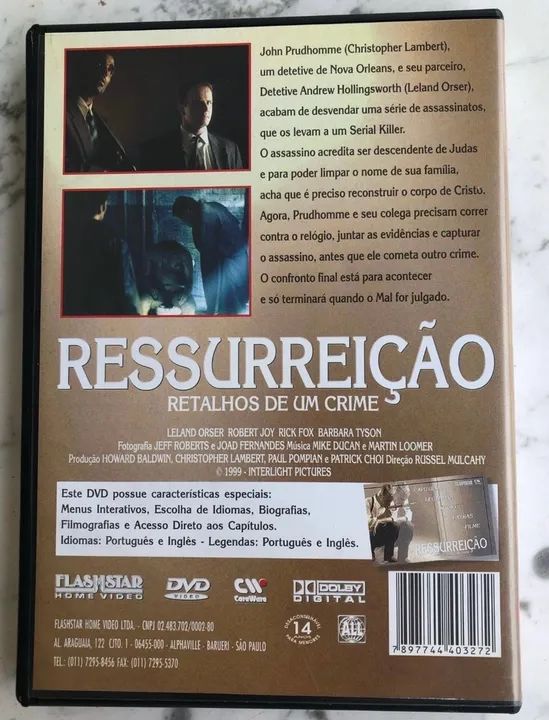 dvd filme ressurreição (1999) - Foto 2