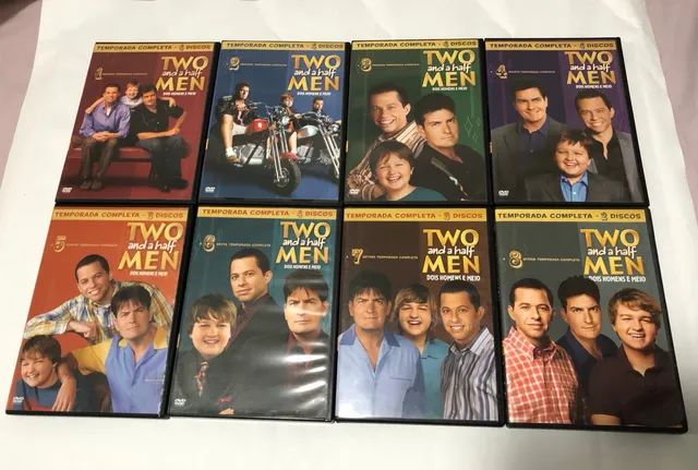Coleção two and a half men dvd 