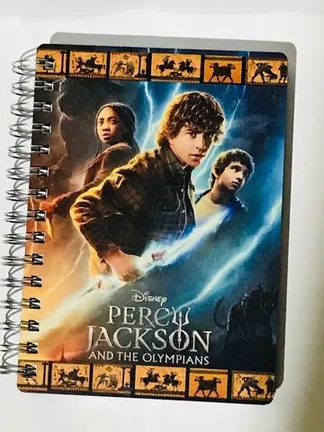 Agenda diaria 2024 capa em mdf frente e verso, personalizada com tema: PERCY JACKSON