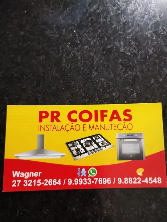 PR COIFAS - Instalação e Manutenção de Coifas