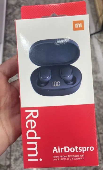 Fone de ouvido xiaomi redimir com visor com 4 borrachinhas
