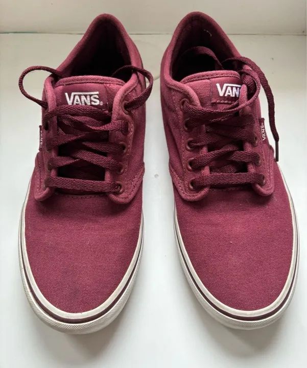 Tênis Vans Authentic - Cor Vinho 39 - Foto 2