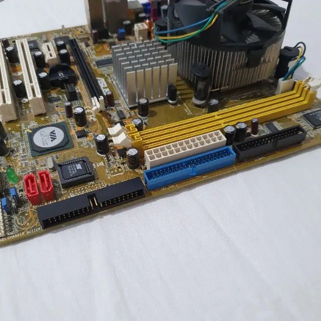 Placa asus p5vd2vm completa com processador , cooler , memória , espelho , funciona ok - Foto 3