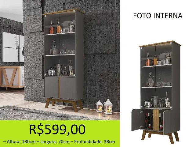 Cristaleira a pronta entrega  - Foto 2