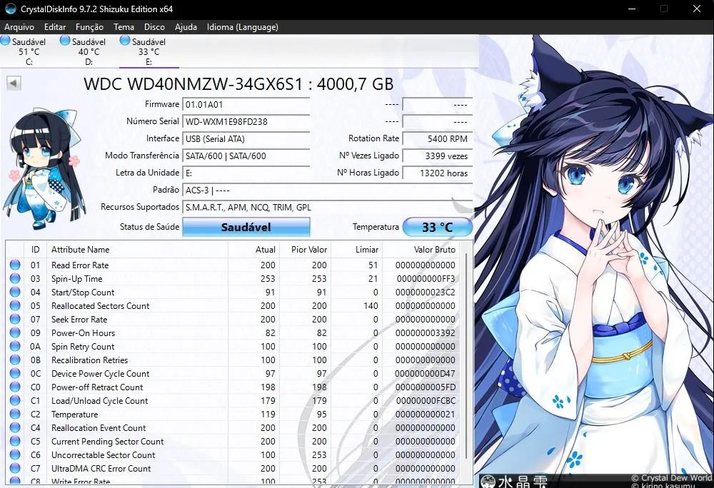 WD External HD 4TB64739264519681122