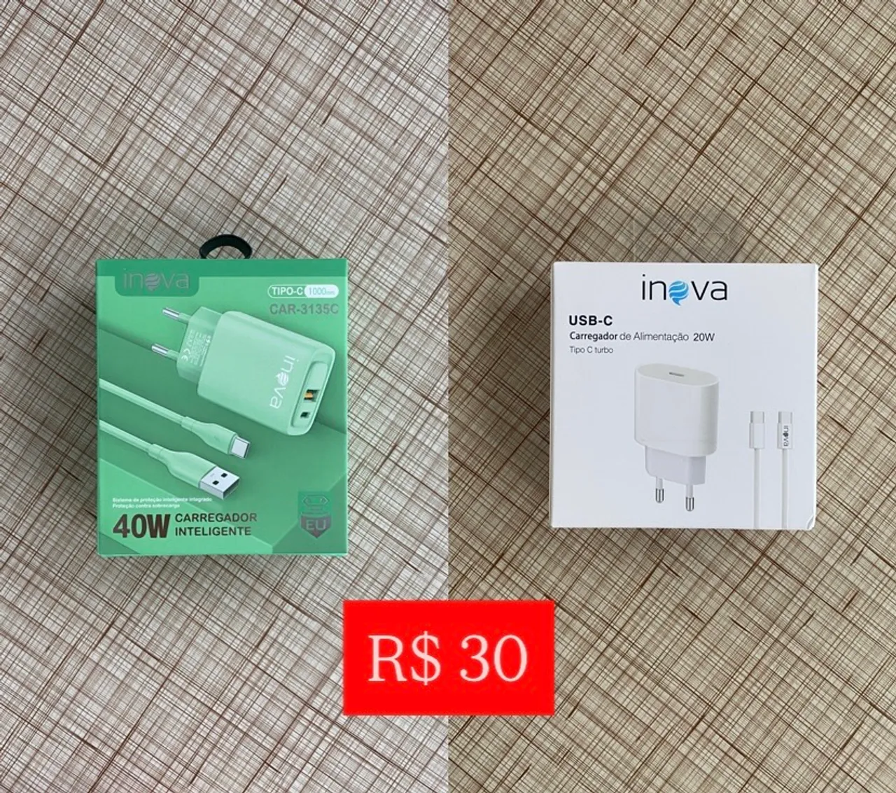 Carregador de celular tipo C