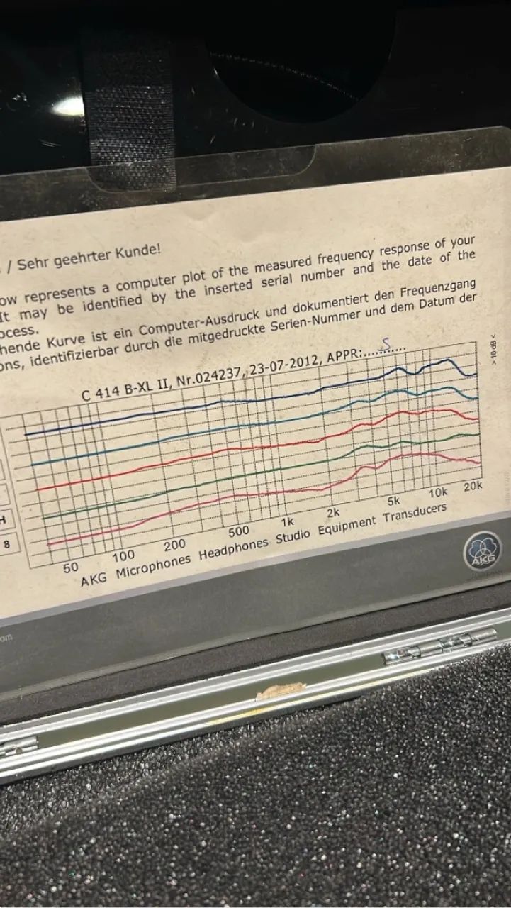 AKG 414 XLII - Microfone Condensador - Foto 5