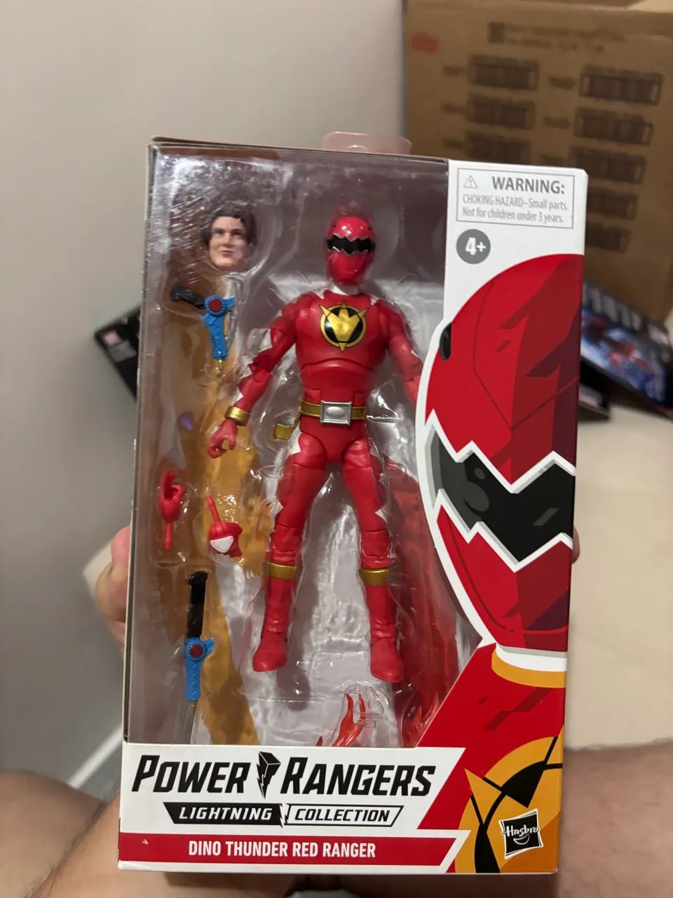 Power rangers vermelho Dino trovão 