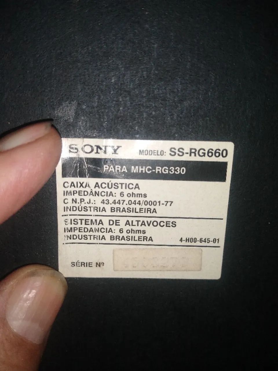 Caixas de Som Originais Sony SS-RG660 (2), total 240 Watts RMS 2 - Foto 4