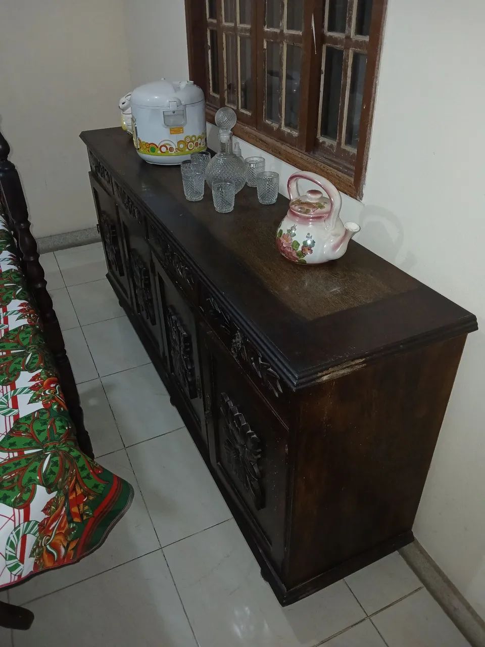 Mesa e armário em macanaiba  - Foto 2