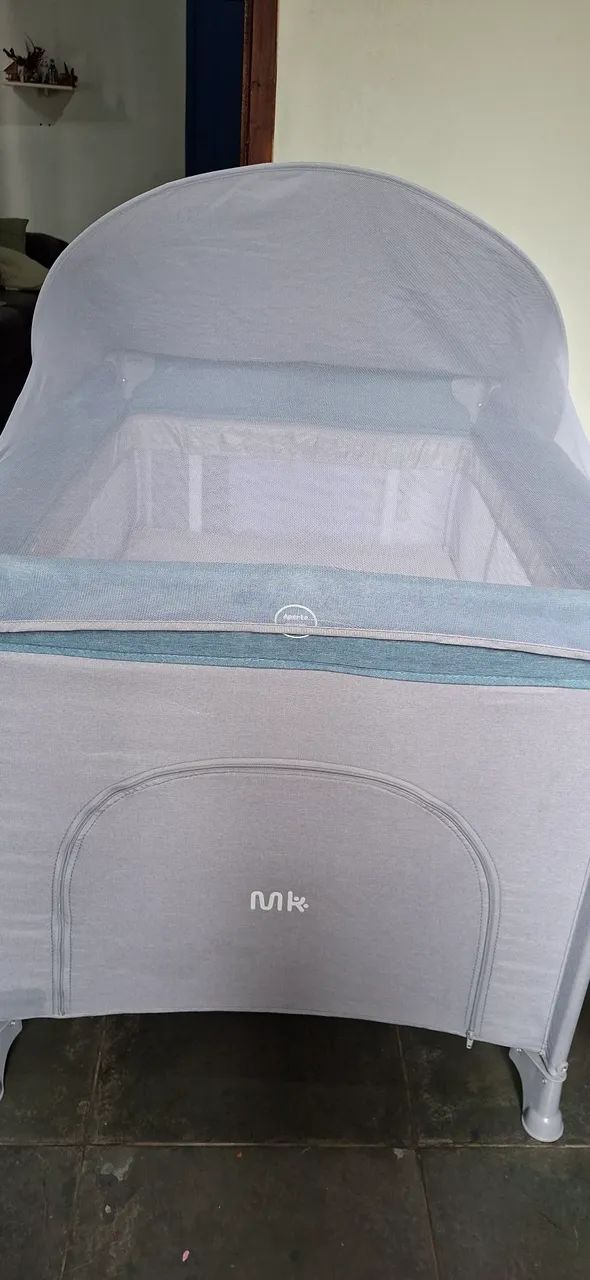 Berço Portátil Com Trocador e Móbile - Foto 4