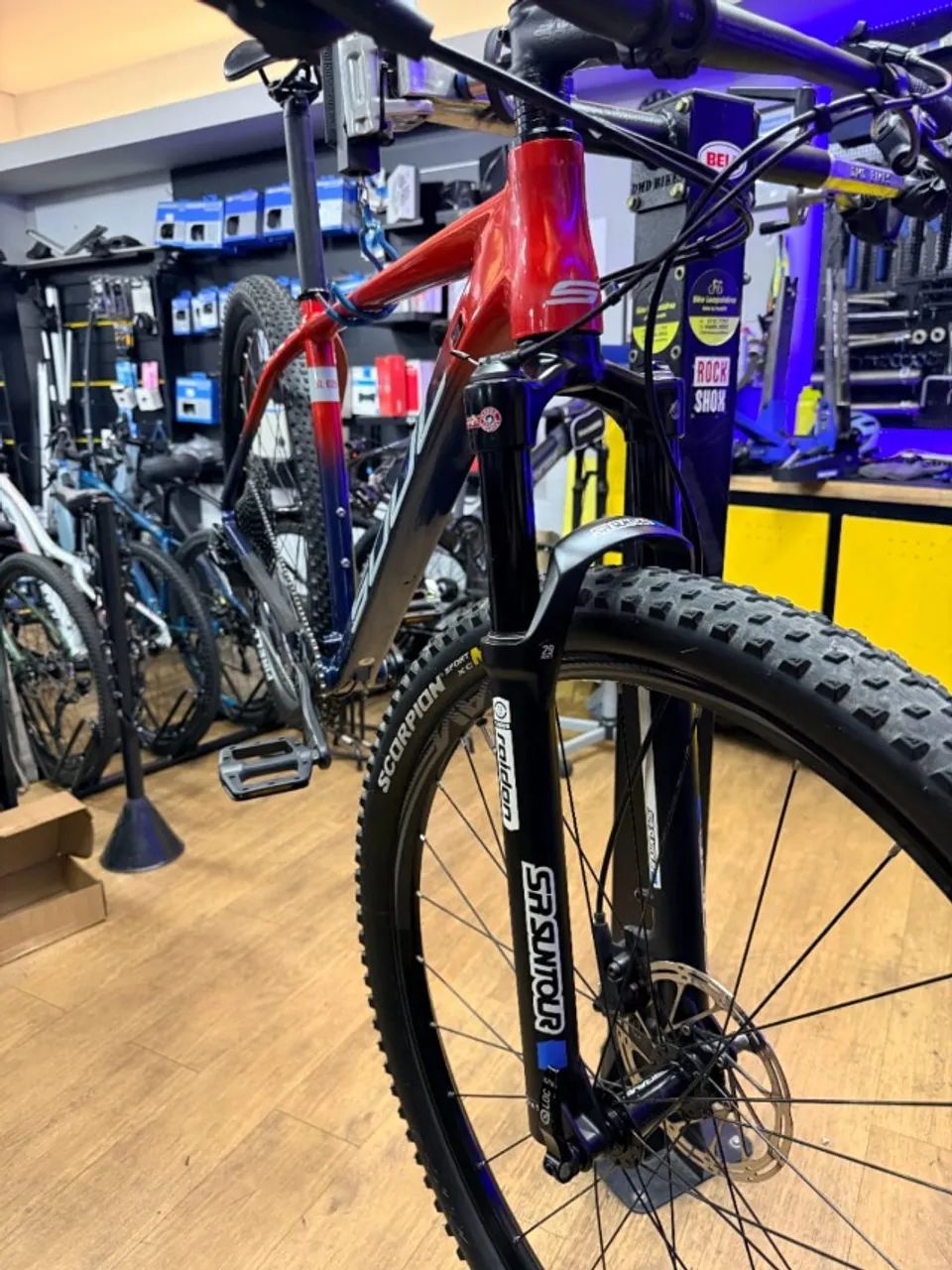 Bike Aro 29 Soul SL629 Chamonix Suspensão Raidon e cambio SX - Foto 4