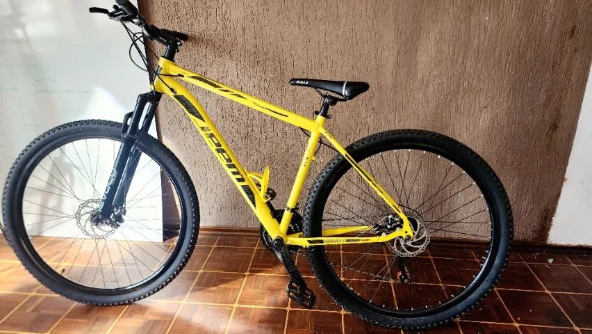 Bicicleta aro 29, freio a disco e suspensão  - Foto 4