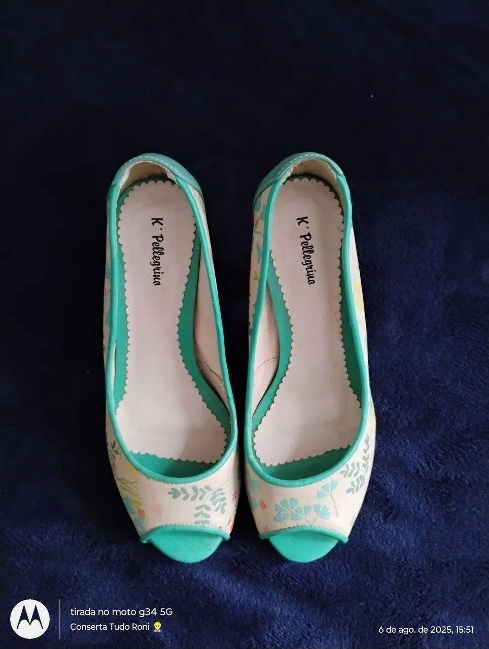 Sapato K Pellegrino Floral 35 - Foto 2