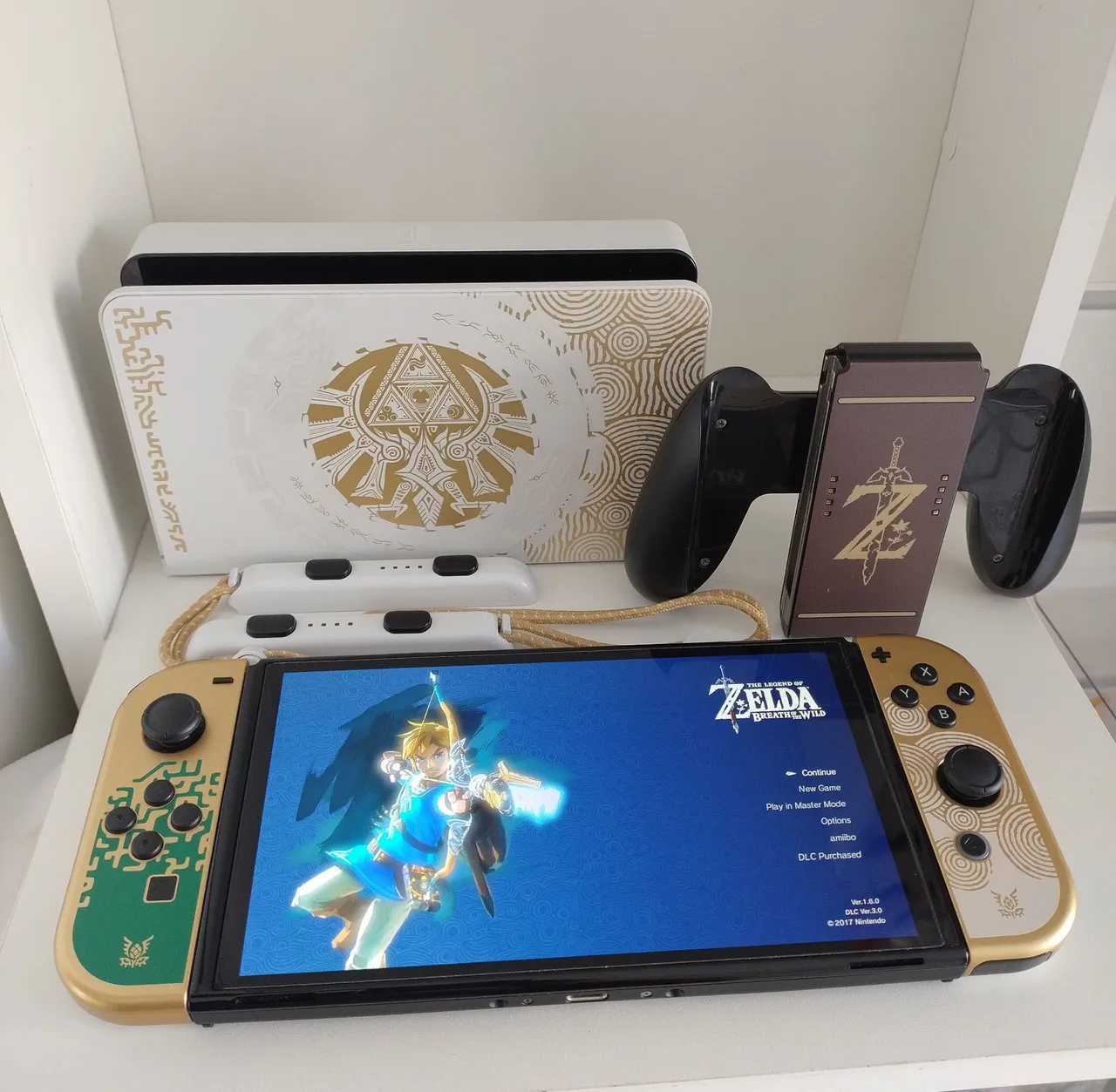 Nintendo switch oled desbloqueado+ 512gb + edição especial+ garantia 