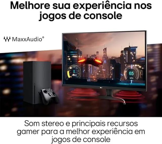 Monitor Led 32", 060Hz, 4Ms, Lg 32Ur500-B, Va, 4K, Dp, Hdmi, Alto Falante, Vesa, Preto - Foto 3