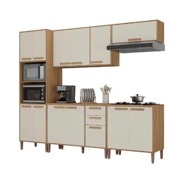 COZINHA MUNIQUE Altura: 221cm Largura: 263cm Profund: 53cm - Foto 2