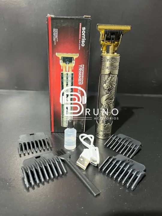 Máquina de Aparar Barba Profissional com Design Exclusivo