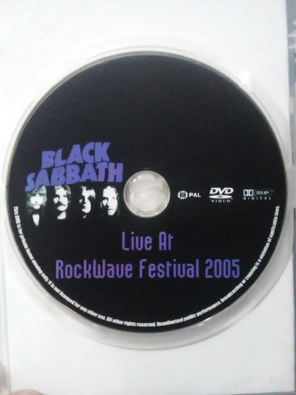 Black Sabbath - Live At Rockwave Festival 2005 DVD 2008 edição russa - Foto 3