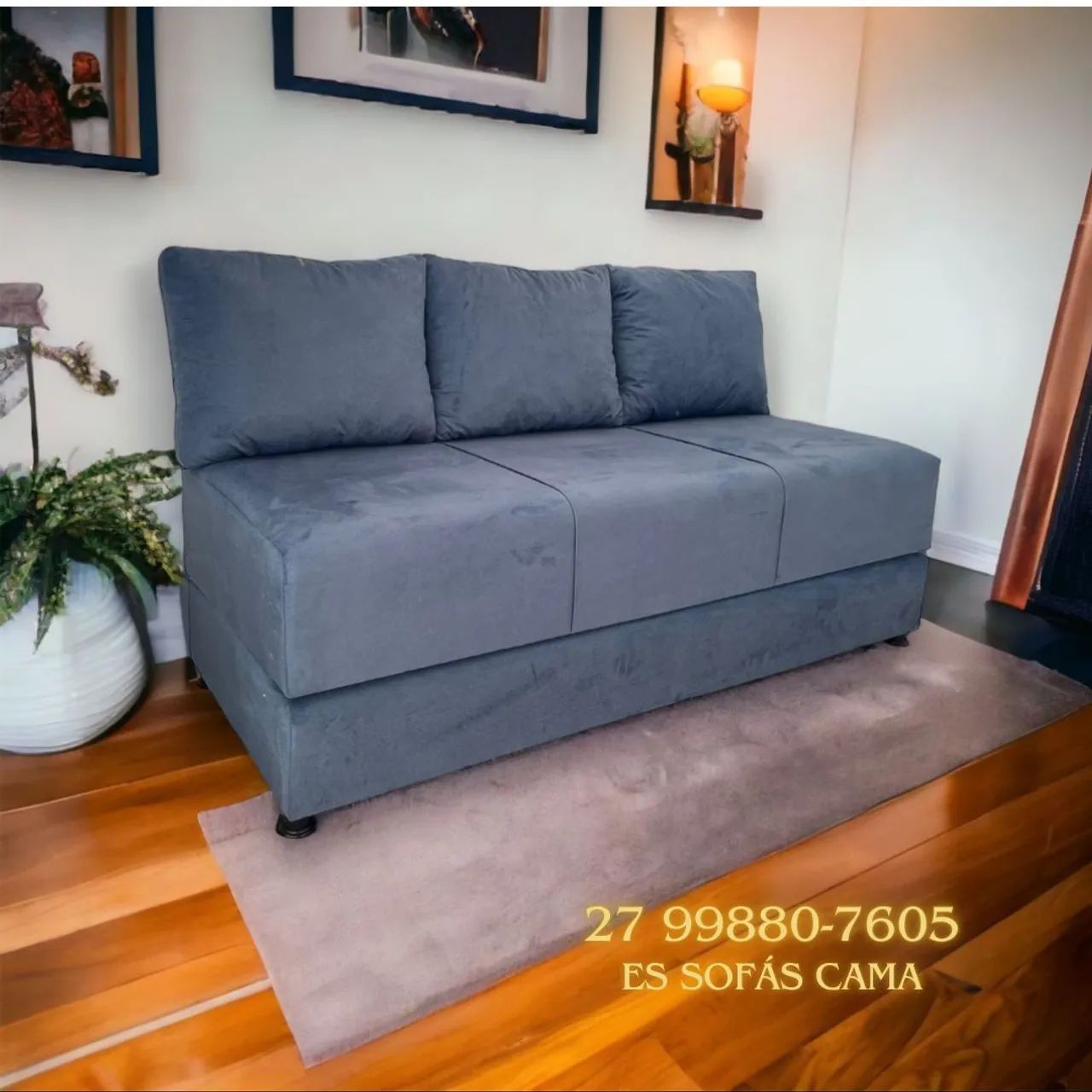 SOFÁ CAMA Granada - Novo - 3 lugares! SUPER OFERTA  - Foto 2
