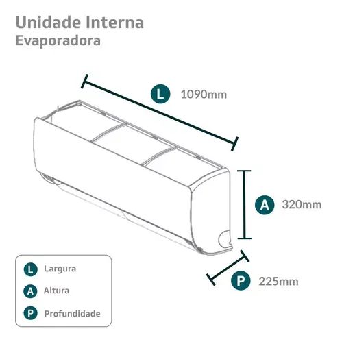 Ar-condicionado Hw Elgin Eco Inverter Ii Wifi 24000 Btu Frio 220v - Foto 4