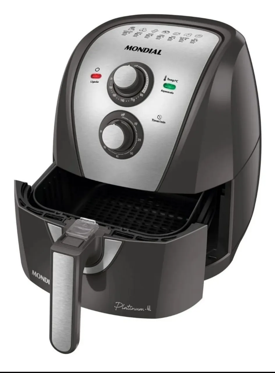Fritadeira Elétrica Mondial Platinum 4.5 L