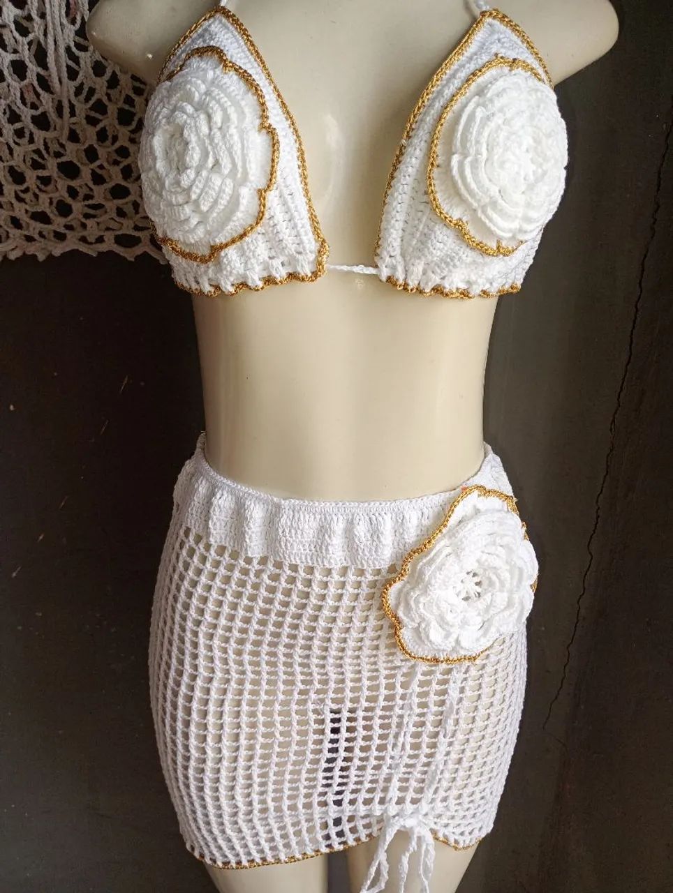 Conjunto de crochê 