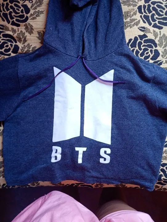 Cropped Bts Mercado Livre Moletom Cropped Bts Tendencia Cropped - Main Image