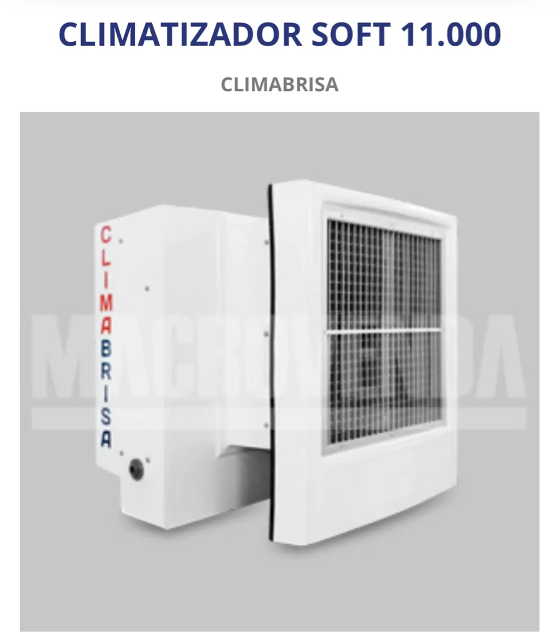 Climatizador Soft 11.000 ClimaBrisa - Conforto e Frescor